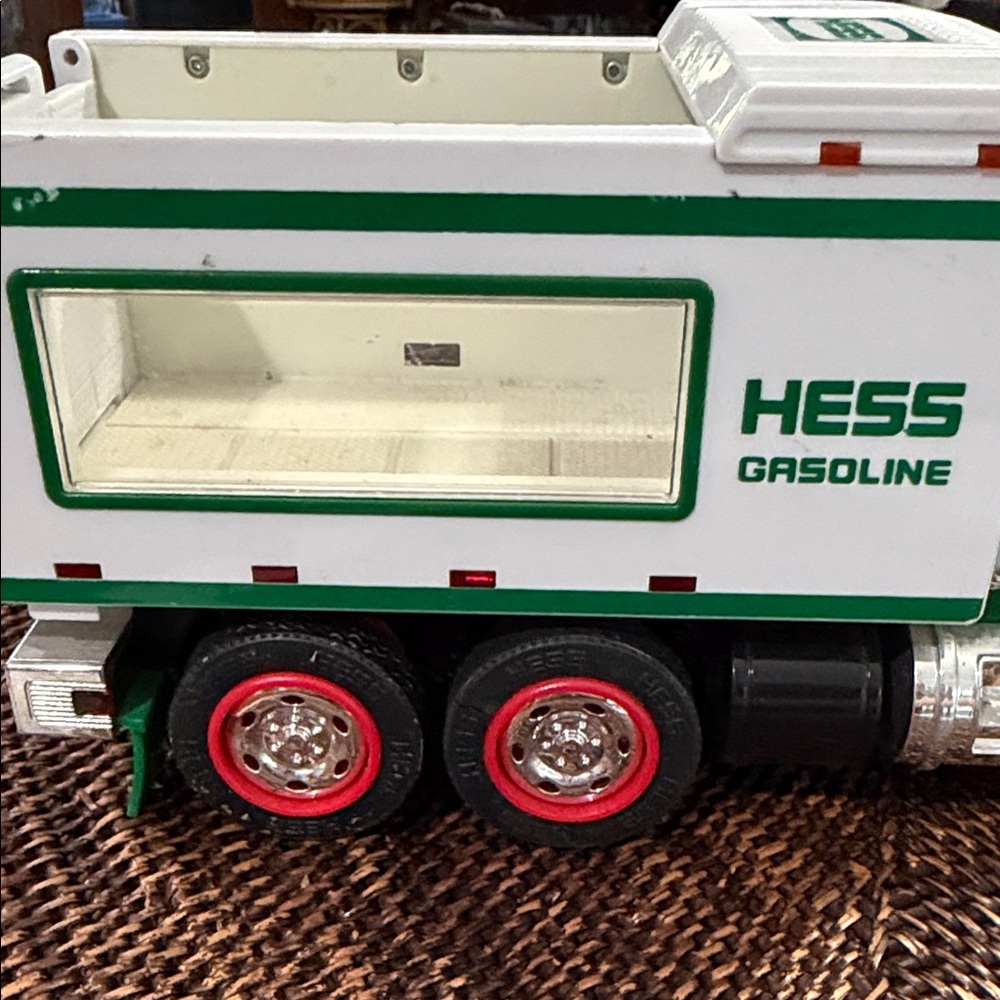 Green and White 2008 Hess Collectible Toy Truck with Working Lights - Picture 2 of 16